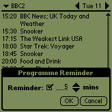 Reminder Dialog